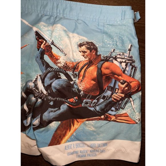 Orlebar Brown Sean Connery Thunderball Swim Shorts Size 30 James Bond 007 - Picture 5 of 7